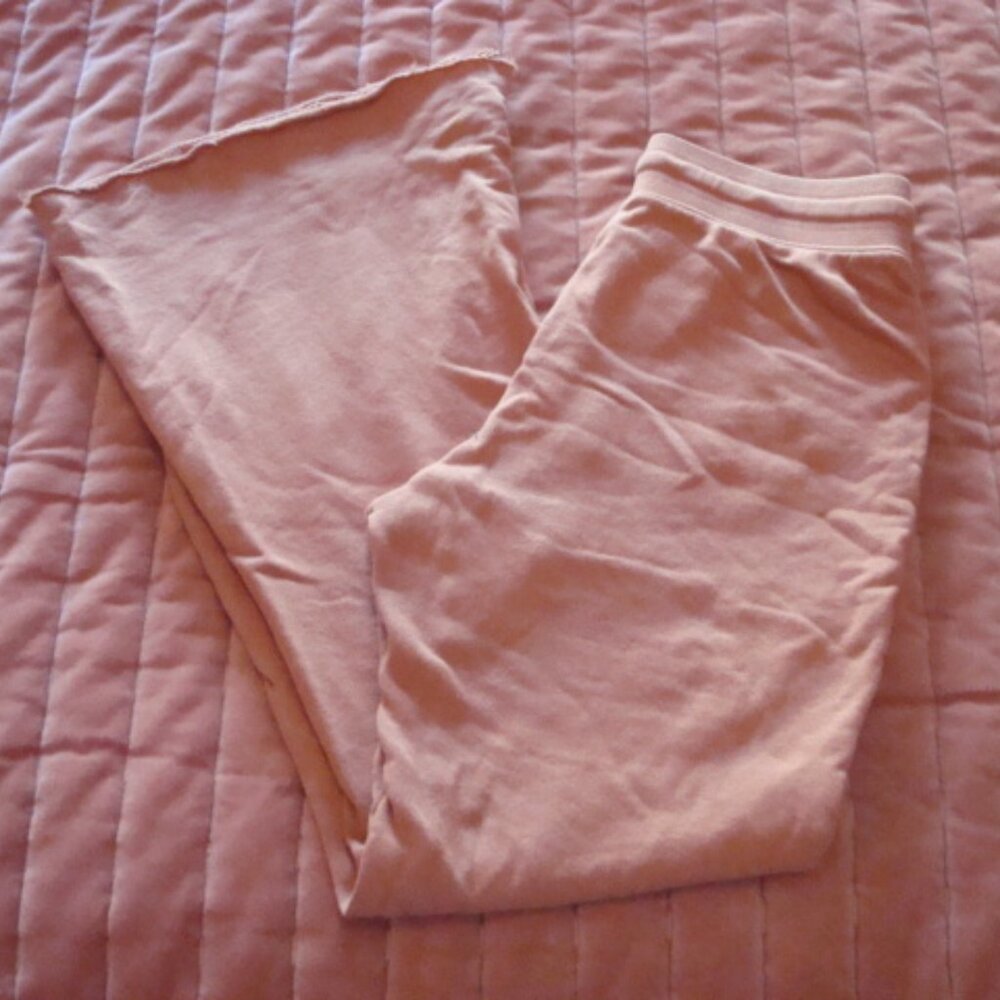 Aerie American Eagle S flare leg sweatpants, joggers, light terracotta color